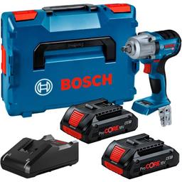 Гайковерт ударний акумуляторний Bosch Professional GDS 18V-450 PC 18В акб 2х4А·год 0-450Нм 0-2300об/хв 0-3300уд/хв M10-M20 кейс ЗП 1.6кг