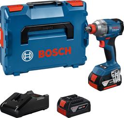 Гайковерт ударний акумуляторний Bosch Professional GDX 18V-285 18В 2x4А·год до 285Нм 3600об/хв квадрат 1/2" ЗП кейс 1.1кг
