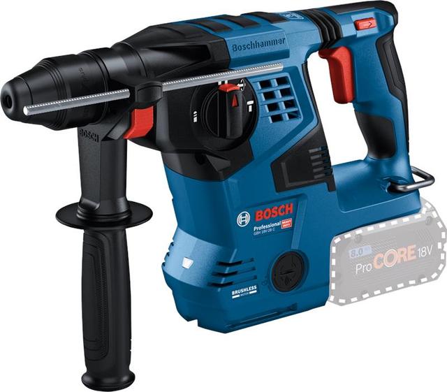 Перфоратор акумуляторний ударний Bosch Professional GBH 18V-28 C SDS plus 18В 0-4220уд/хв 3.3Дж 3.3кг