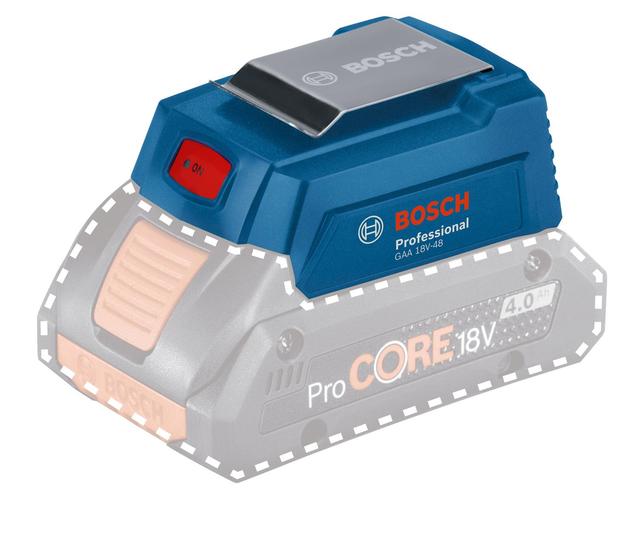 Адаптер USB для батареї Bosch Professional GAA 18V-48 2.4А