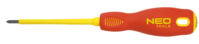 Викрутка Neo Tools хрестова, діелектрична, PZ2x100мм, сталь SVCM