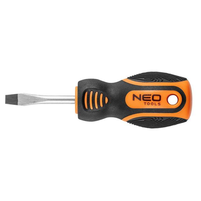 Викрутка Neo Tools плоска, SL5.5x38мм, сталь CrV