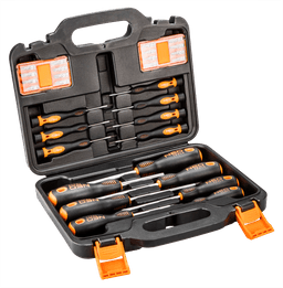 Викрутки Neo Tools 16 біт, SL,PH,PZ,Torx,H, сталь S2, кейс, набір 30шт