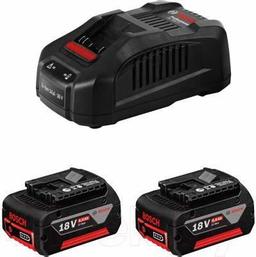 Набір акумулятора та зарядного пристрою Bosch Professional GBA 2х18В 4А·год + GAL 18В-40 18В 4А·год