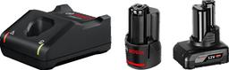 Набір акумулятора та зарядного пристрою Bosch Professional GBA 1х18В 2А·год 1х18В 4А·год ЗП GAL 12V-40