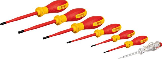 Викрутка Bosch Professional, SL/PH, VDE, набір 7шт