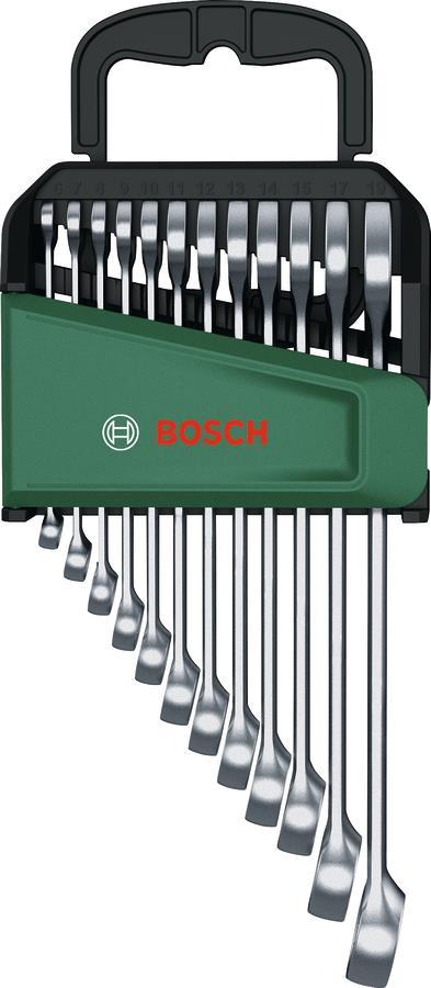 Ключі гайкові Bosch, комбіновані, 6-19мм, CrV, набір 12шт