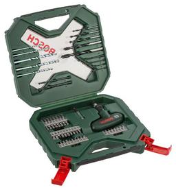 Набір свердл і насадок Bosch Professional X-LINE-54 з реверсивною викруткою, набір 54шт