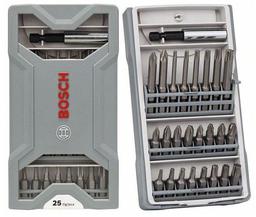 Біти Bosch Professional Mini X-Line Extra Hard, магнітний бітотримач, PH,PZ,T, кейс, набір 25шт