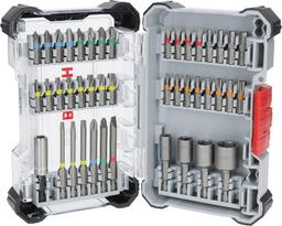 Біти Bosch Professional Extra Hard Screwdriver Bit Set, магнітний бітотримач, PH,PZ,T, SL, HEX, кейс, набір 46шт