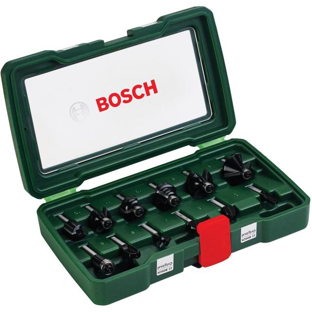 Набір фрез по дереву Bosch Professional Expert for Wood 8мм, 12шт