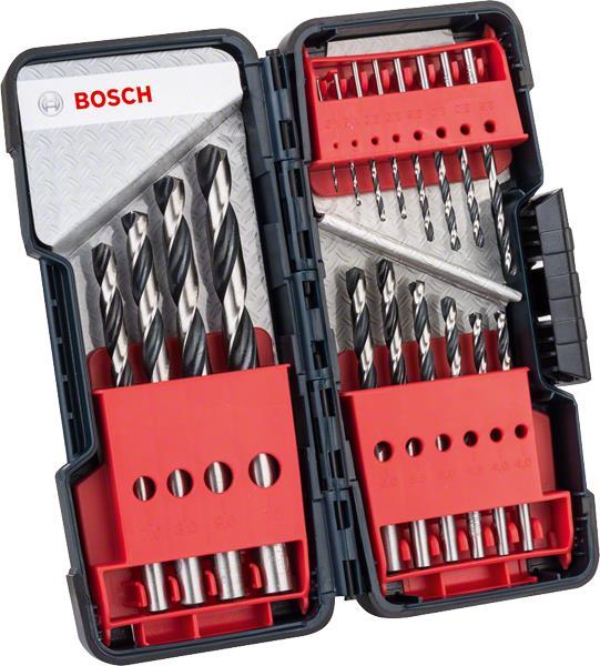 Набір свердел по металу Bosch Professional HSS-PointTeQ ToughBox, 1-10мм, кейс, 18шт