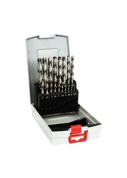 Набір свердел по металу Bosch Professional HSS-G ProBox, 1-10мм, кейс, 19шт