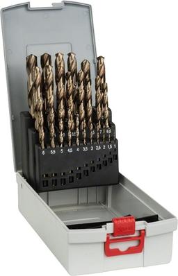 Набір свердел по металу Bosch Professional HSS-Co ProBox, 1-13мм, кейс, 25шт