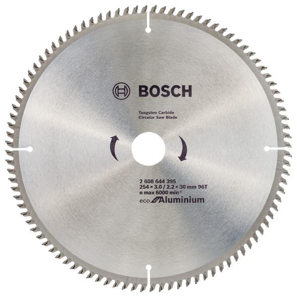 Диск пиляльний Bosch Professional Eco for Aluminium 254x3x30-96T