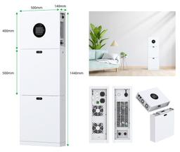 Система резервного живлення 2E PowerWall Vezha, 5000 Вт, 10.24 кВт/год, MPPT 5.5 кВт, WiFi, розширення ємності, паралельне підключення
