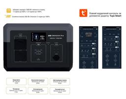 Портативна електростанція 2Е Snagha PRO, 1200 Вт, 1024 Вт/год, WiFi/BT, швидка зарядка
