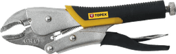 Кліщі затискні TOPEX, 0-40мм, храповий механізм, 225мм, CrV