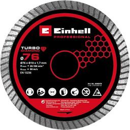 Диск алмазний відрізний Einhell TP-CO 18/76-C Li BL 76х10мм по плитці