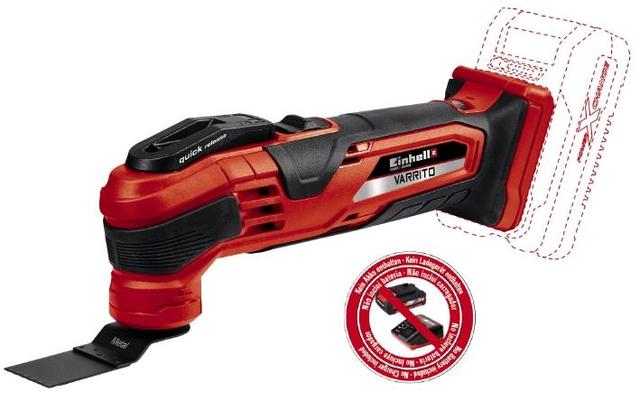 Багатофункціональний інструмент акумуляторний реноватор Einhell VARRITO PXC 18В 22000-40000об/хв 1кг без АКБ та ЗП