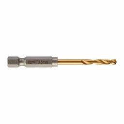 Свердло по металу Milwaukee RedHEX HSS-G TiN, 3.5х25х69мм, 2шт