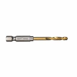 Свердло по металу Milwaukee RedHEX HSS-G TiN, 4х26х71.5мм, 2шт