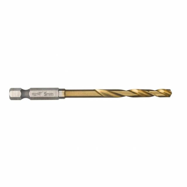 Свердло по металу Milwaukee RedHEX HSS-G TiN, 5х31х80мм