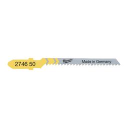 Полотно пиляльне для електролобзика Milwaukee T119BO по дереву, крок зуба 2ммх50мм, 5шт