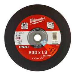 Диск відрізний Milwaukee по металу PRO+, 230х1.9х22.2мм