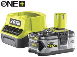Набір акумулятора та зарядного пристрою Ryobi ONE+ RC18120-150 18В 1х5А·год ЗП 2А