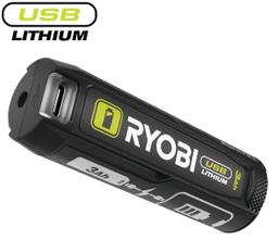 Акумулятор Ryobi USB Lithium RB4L30 4В 3А·год функція power bank 0.06кг