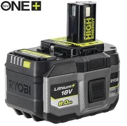 Акумулятор Ryobi ONE+ RB1880T High Energy Lithium+ 18В 8А·год 1.3кг