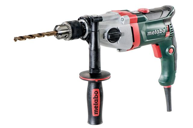 Дриль ударний Metabo BEV 1300-2 1300Вт 16·44Нм 0-3100об/хв патрон 13мм 2.7кг