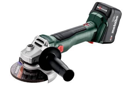 Шліфмашина кутова акумуляторна Metabo W 18 L BL 9-125 125мм 18В 2х4А·год 10000об/хв кейс 2.2кг