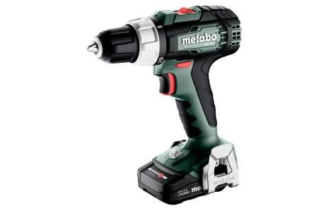 Шурупокрут-дриль акумуляторний Metabo BS 18 L 18В 2х2А·год 26·60Нм 0-450·0-1850об·хв кейс 1.6кг