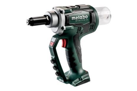 Заклепочник акумуляторний Metabo NP 18 LTX BL 5.0 18В 10000Нм 2.4-5мм 4шт кейс 1.9кг без АКБ та ЗП