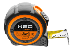 Рулетка Neo Tools, 3мx16мм, магніт