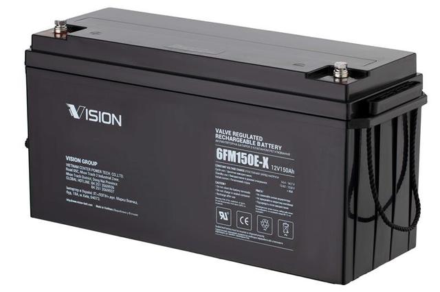 Акумуляторна батарея Vision FM, 12В, 150А•год, AGM