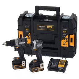 Набір із двох акумуляторних інструментів DeWalt McLaren F1 TEAM LIMITED EDITION 18В XR дриль-шурупокрут DCD85 шурупокрут акумуляторний DCF85 акб 2х5А·год ЗП кейс 6.5кг