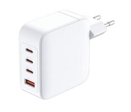 Зарядний пристрій мережевий D-Link DCP-101 100Вт GaN 3хUSB-С, 1xUSB-A, білий