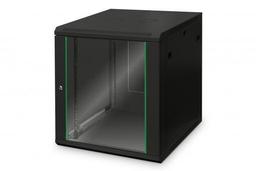 Шафа DIGITUS 19", 12U, Wall Mounting Dynamic Basic, 600x600 мм, 60кг максимально, чорна