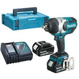 Гайковерт ударний Makita DTW1002RTJ LXT 18В АКБ 2х5А·год 1000Нм 1800об/хв кейс 3.6кг
