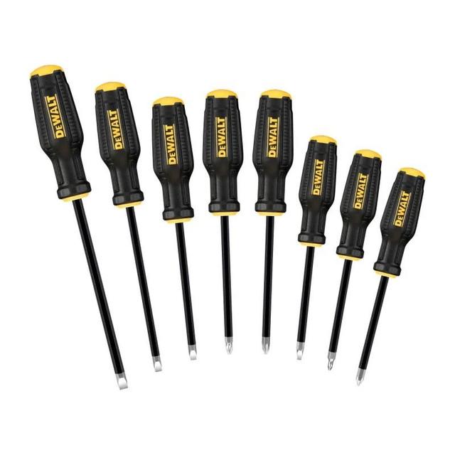 Викрутки DeWALT TOUGHSERIES MAX FIT, SL, PH, SQ, набір 8шт