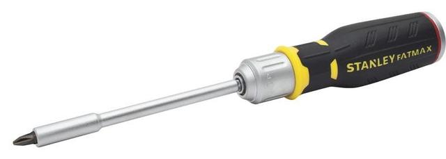 Викрутка Stanley FatMax бітотримач реверсний, 12 біт, SL,PH,PZ,Torx набір 13шт