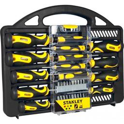 Викрутки Stanley 1/4", бітотримач, 20 біт, SL,PH,PZ,Torx, кейс набір 34шт