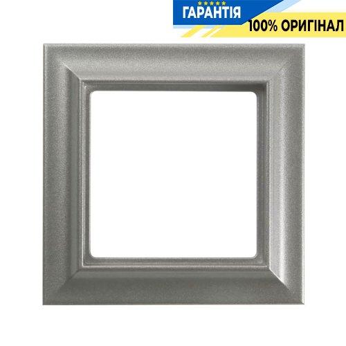 Рамка 1-постова Jung Eco Profi STANDART EPS481AL, алюміній