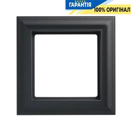 Рамка 1-постова Jung Eco Profi STANDART EPS481SWM, чорний матовий