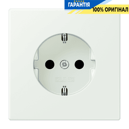 Розетка з заземленням 250V 16A з шторками та пружинним затиском JUNG LC1520KI210 outremer gris