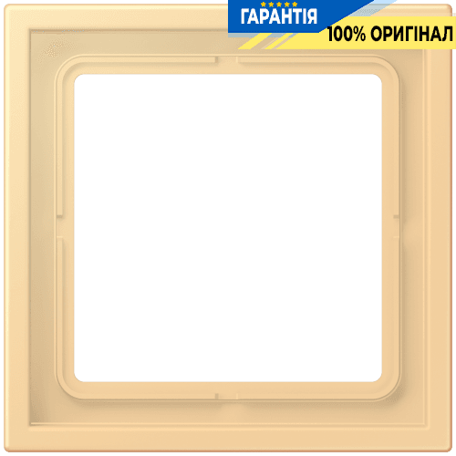 Рамка 1-местна LS ZERO JUNG LCZ981BF258 колір terre sienne claire 59