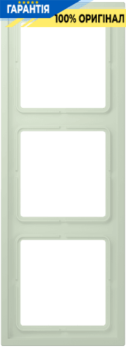 Рамка 3-постова LS ZERO JUNG LCZ983BF218 колір vert anglais pâle